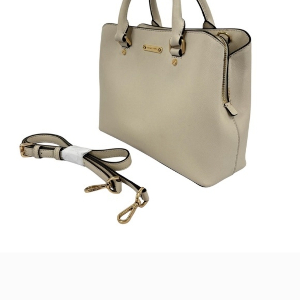 Michael Kors Kellen Leather Satchel Crossbody Bag - Picture 2 of 10